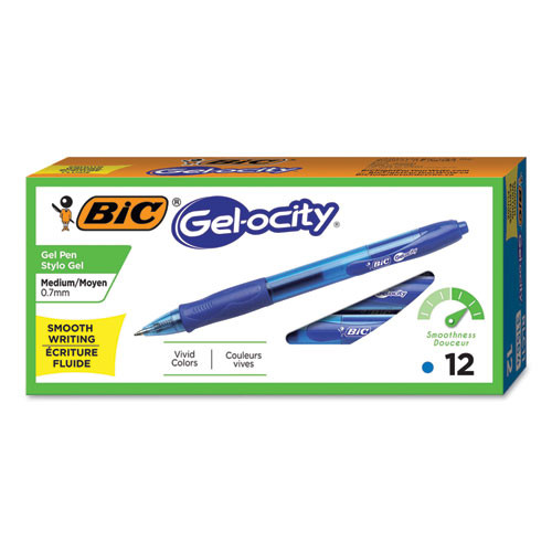 Gel-ocity Gel Pen Value Pack, Retractable, Medium 0.7 Mm, Black Ink, Black Barrel, 24/pack