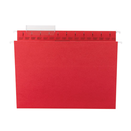 Tuff Hanging Folders With Easy Slide Tab, Letter Size, 1/3-cut Tab, Red, 18/box Tuff Hanging Folders With Easy Slide Tab, Letter Size, 1/3-cut Tab, Red, 18/box