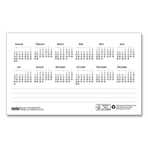 Bar Harbor Recycled Desk Tent Monthly Calendar, 7 X 4.25, White/blue Sheets, 12-month (jan To Dec): 2025 Bar Harbor Recycled Desk Tent Monthly Calendar, 7 X 4.25, White/blue Sheets, 12-month (jan To Dec): 2025