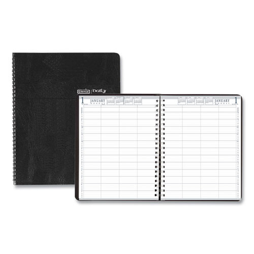 Eight-person Group Practice Daily Appointment Book, 11 X 8.5, Black Cover, 12-month (jan To Dec): 2025 Eight-person Group Practice Daily Appointment Book, 11 X 8.5, Black Cover, 12-month (jan To Dec): 2025