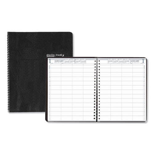 Eight-person Group Practice Daily Appointment Book, 11 X 8.5, Black Cover, 12-month (jan To Dec): 2025 Eight-person Group Practice Daily Appointment Book, 11 X 8.5, Black Cover, 12-month (jan To Dec): 2025