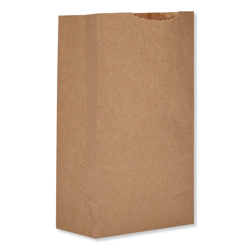 Grocery Paper Bags, 52 Lbs Capacity, #2, 4.3"w X 2.44"d X 7.88"h, Kraft, 500 Bags Grocery Paper Bags, 52 Lbs Capacity, #2, 4.3"w X 2.44"d X 7.88"h, Kraft, 500 Bags