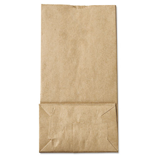 Grocery Paper Bags, 52 Lbs Capacity, #2, 4.3"w X 2.44"d X 7.88"h, Kraft, 500 Bags Grocery Paper Bags, 52 Lbs Capacity, #2, 4.3"w X 2.44"d X 7.88"h, Kraft, 500 Bags