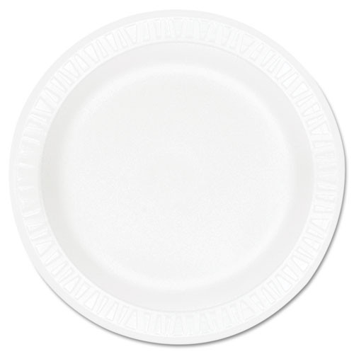 Concorde Foam Plate, 3-compartment, 9" Dia, White, 125/pack, 4 Packs/carton Concorde Foam Plate, 3-compartment, 9" Dia, White, 125/pack, 4 Packs/carton