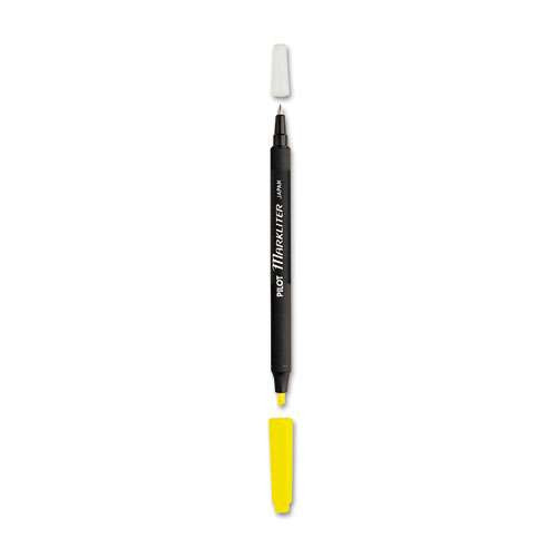 Markliter Ball Pen And Highlighter, Fluorescent Yellow/black Inks, Chisel/conical Tips, Black/yellow/white Barrel Markliter Ball Pen And Highlighter, Fluorescent Yellow/black Inks, Chisel/conical Tips, Black/yellow/white Barrel