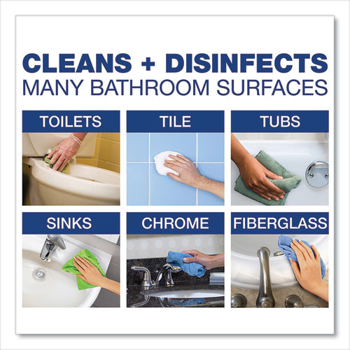 Disinfecting-sanitizing Bathroom Cleaner, One Gallon Bottle Disinfecting-sanitizing Bathroom Cleaner, One Gallon Bottle