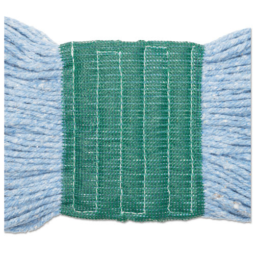 Super Loop Wet Mop Head, Cotton/synthetic Fiber, 5" Headband, Medium Size, Blue Super Loop Wet Mop Head, Cotton/synthetic Fiber, 5" Headband, Medium Size, Blue