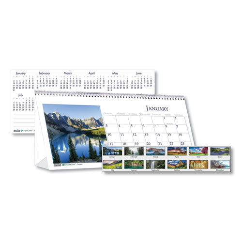 Earthscapes Recycled Desk Tent Monthly Calendar, Scenic Photography, 8.5 X 4.5, White Sheets, 12-month (jan To Dec): 2025 Earthscapes Recycled Desk Tent Monthly Calendar, Scenic Photography, 8.5 X 4.5, White Sheets, 12-month (jan To Dec): 2025