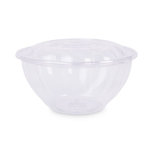 Renewable And Compostable Salad Bowls With Lids, 32 Oz, Clear, 50/pack, 3 Packs/carton Renewable And Compostable Salad Bowls With Lids, 32 Oz, Clear, 50/pack, 3 Packs/carton