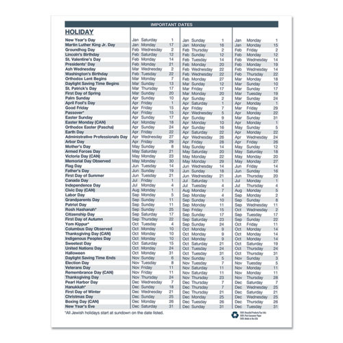 Recycled Ruled 14-month Planner With Leatherette Cover, 11 X 8.5, Black Cover, 14-month: Dec 2025 To Jan 2027 Recycled Ruled 14-month Planner With Leatherette Cover, 11 X 8.5, Black Cover, 14-month: Dec 2025 To Jan 2027