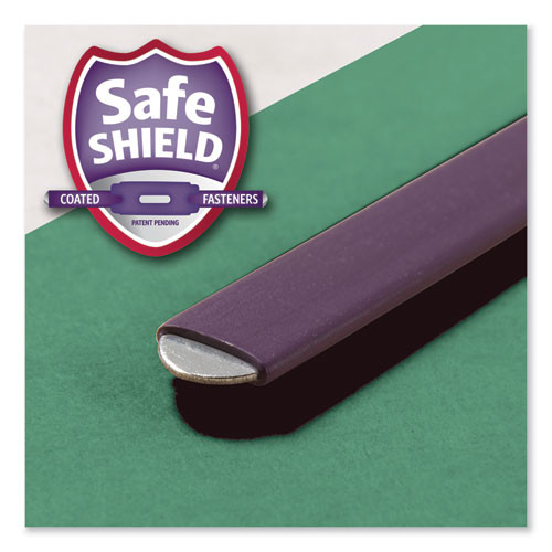 Four-section Pressboard Top Tab Classification Folders With Safeshield Fasteners, 1 Divider, Letter Size, Green, 10/box Four-section Pressboard Top Tab Classification Folders With Safeshield Fasteners, 1 Divider, Letter Size, Green, 10/box