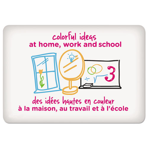 Neon Windows Dry Erase Marker, Broad Bullet Tip, Assorted Colors, 5/pack