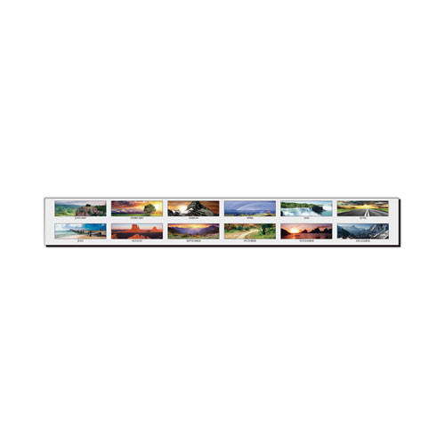 Earthscapes Recycled Monthly Desk Pad Calendar, Motivational Photos, 22 X 17, Blue Binding/corners, 12-month (jan-dec): 2025 Earthscapes Recycled Monthly Desk Pad Calendar, Motivational Photos, 22 X 17, Blue Binding/corners, 12-month (jan-dec): 2025