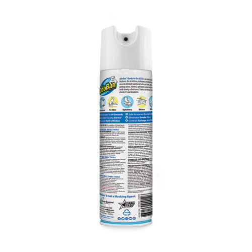 Ready-to-use Disinfectant/fabric And Air Freshener 360 Spray, Fresh Linen, 14 Oz Can, 12/carton Ready-to-use Disinfectant/fabric And Air Freshener 360 Spray, Fresh Linen, 14 Oz Can, 12/carton