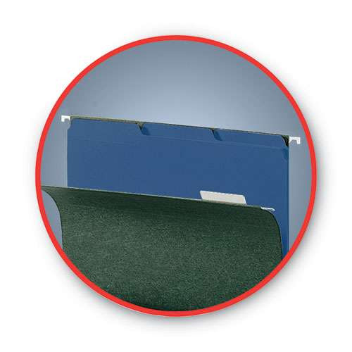 Interior File Folders, 1/3-cut Tabs: Assorted, Letter Size, 0.75" Expansion, Navy Blue, 100/box Interior File Folders, 1/3-cut Tabs: Assorted, Letter Size, 0.75" Expansion, Navy Blue, 100/box