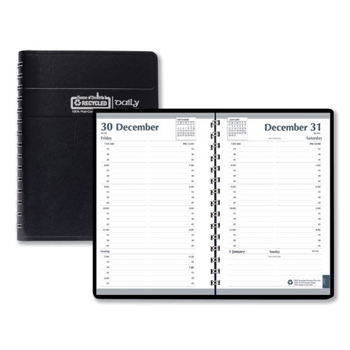 Memo Size Daily Appointment Book With 15-minute Schedule, 8 X 5, Black Cover, 12-month (jan To Dec): 2025 Memo Size Daily Appointment Book With 15-minute Schedule, 8 X 5, Black Cover, 12-month (jan To Dec): 2025