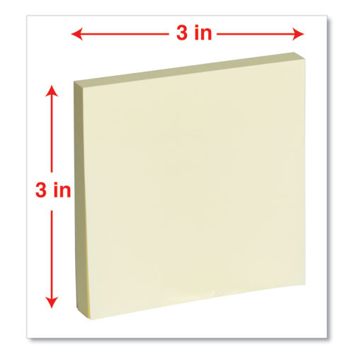 Fan-folded Self-stick Pop-up Note Pads, 3" X 3", Assorted Pastel Colors, 100 Sheets/pad, 12 Pads/pack