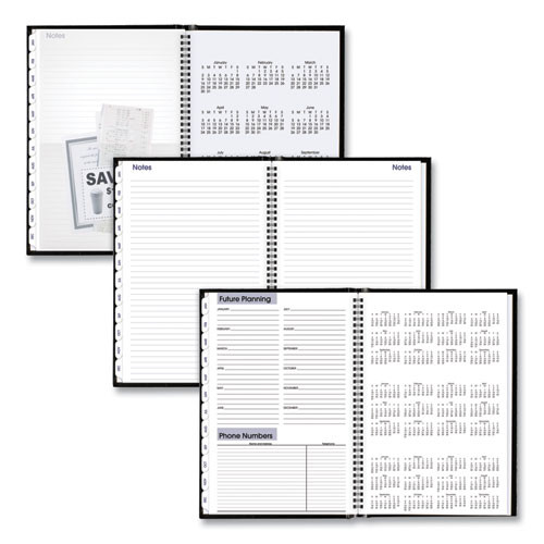 Dayminder Hard-cover Monthly Planner, Ruled Blocks, 11.78 X 5, Black Cover, 14-month (dec To Jan): 2022 To 2024 Dayminder Hard-cover Monthly Planner, Ruled Blocks, 11.78 X 5, Black Cover, 14-month (dec To Jan): 2022 To 2024