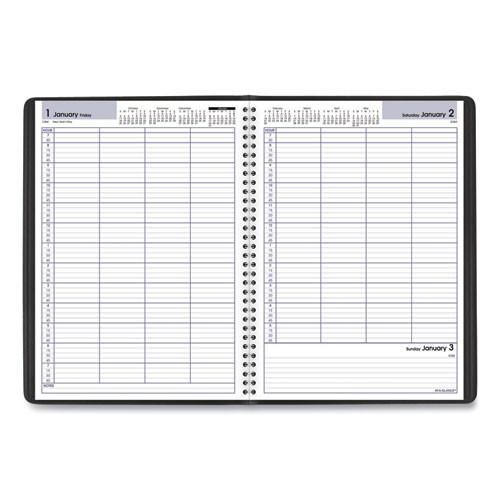 Dayminder Four-person Group Daily Appointment Book, 11 X 8, Black Cover, 12-month (jan To Dec): 2025 Dayminder Four-person Group Daily Appointment Book, 11 X 8, Black Cover, 12-month (jan To Dec): 2025