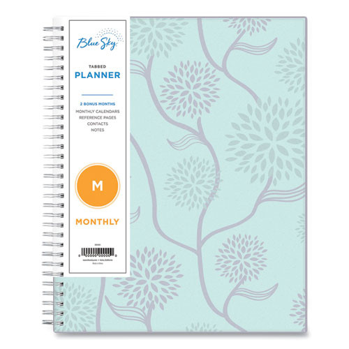 Rue Du Flore Monthly Planner, Floral Artwork, 10 X 8, Jade/lavender Cover, 12-month (jan To Dec): 2025 Rue Du Flore Monthly Planner, Floral Artwork, 10 X 8, Jade/lavender Cover, 12-month (jan To Dec): 2025