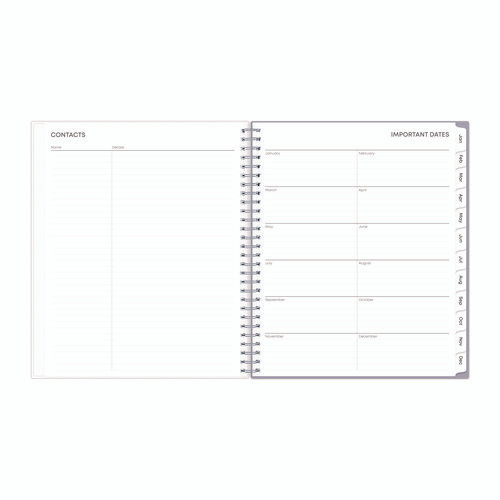 Rue Du Flore Monthly Planner, Floral Artwork, 10 X 8, Jade/lavender Cover, 12-month (jan To Dec): 2025 Rue Du Flore Monthly Planner, Floral Artwork, 10 X 8, Jade/lavender Cover, 12-month (jan To Dec): 2025