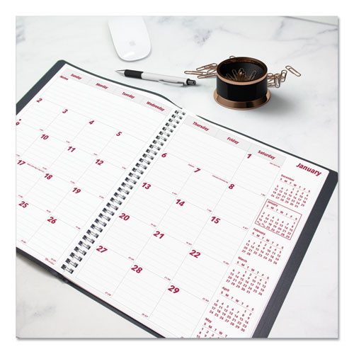 Essential Collection 14-month Ruled Monthly Planner, 11 X 8.5, Black Cover, 14-month (dec To Jan): 2022 To 2024 Essential Collection 14-month Ruled Monthly Planner, 11 X 8.5, Black Cover, 14-month (dec To Jan): 2022 To 2024
