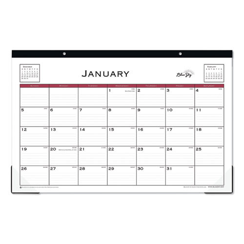 Enterprise Desk Pad, Geometric Artwork, 22 X 17, White/gray Sheets, Black Binding, Clear Corners, 12-month (jan To Dec): 2025 Enterprise Desk Pad, Geometric Artwork, 22 X 17, White/gray Sheets, Black Binding, Clear Corners, 12-month (jan To Dec): 2025