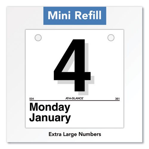 Today Is Daily Wall Calendar Refill, 6 X 6, White Sheets, 12-month (jan To Dec): 2025 Today Is Daily Wall Calendar Refill, 6 X 6, White Sheets, 12-month (jan To Dec): 2025