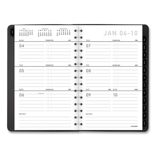 Contemporary Weekly/monthly Planner, Open-block Format, 8.5 X 5.5, Graphite Cover, 12-month (jan To Dec): 2025 Contemporary Weekly/monthly Planner, Open-block Format, 8.5 X 5.5, Graphite Cover, 12-month (jan To Dec): 2025