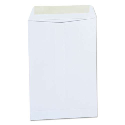 Catalog Envelope, #1 3/4, Square Flap, Gummed Closure, 6.5 X 9.5, White, 500/box