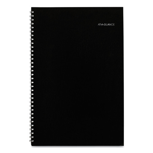 Dayminder Monthly Planner, Ruled Blocks, 12 X 8, Black Cover, 14-month: Dec 2025 To Jan 2027