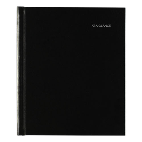 Dayminder Hard-cover Monthly Planner With Memo Section, Unruled Blocks, 8.5 X 7, Black Cover, 12-month (jan To Dec): 2025 Dayminder Hard-cover Monthly Planner With Memo Section, Unruled Blocks, 8.5 X 7, Black Cover, 12-month (jan To Dec): 2025
