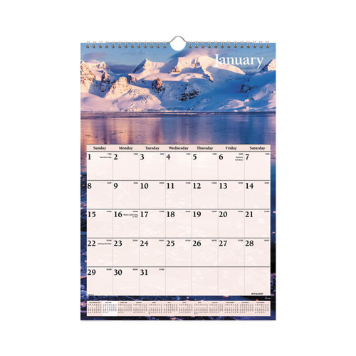 Scenic Monthly Wall Calendar, Landscape Photography, 12 X 17, White/multicolor Sheets, 12-month (jan To Dec): 2025 Scenic Monthly Wall Calendar, Landscape Photography, 12 X 17, White/multicolor Sheets, 12-month (jan To Dec): 2025