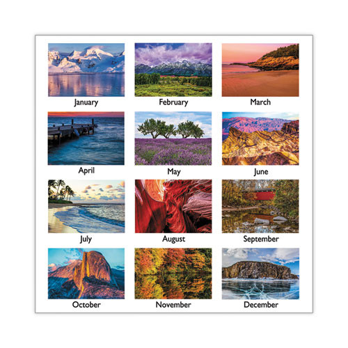 Scenic Monthly Wall Calendar, Landscape Photography, 12 X 17, White/multicolor Sheets, 12-month (jan To Dec): 2025 Scenic Monthly Wall Calendar, Landscape Photography, 12 X 17, White/multicolor Sheets, 12-month (jan To Dec): 2025
