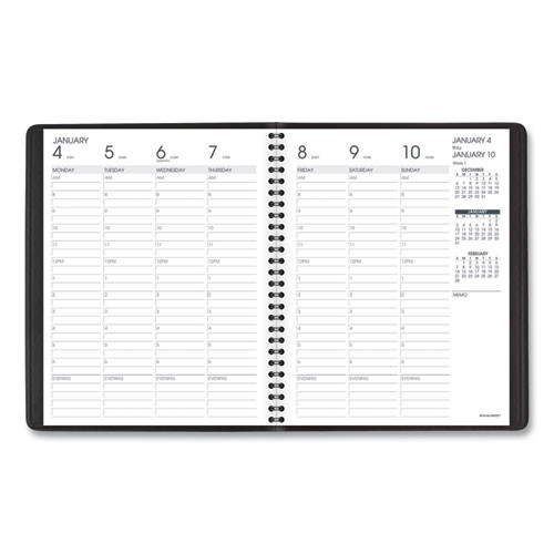 Weekly Vertical-column Appointment Book Ruled For Hourly Appointments, 8.75 X 7, Black Cover, 13-month: Jan 2025 To Jan 2026 Weekly Vertical-column Appointment Book Ruled For Hourly Appointments, 8.75 X 7, Black Cover, 13-month: Jan 2025 To Jan 2026