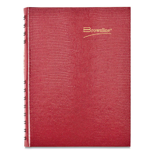 Coilpro Ruled Daily Planner, 8.25 X 5.75, Red Cover, 12-month (jan To Dec): 2025 Coilpro Ruled Daily Planner, 8.25 X 5.75, Red Cover, 12-month (jan To Dec): 2025