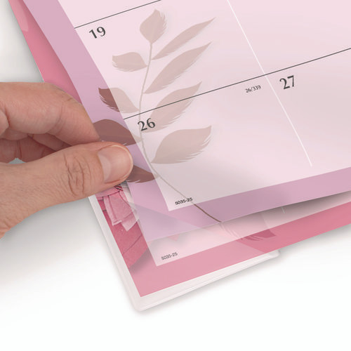 Paper Flowers Desk Pad, Floral Artwork, 22 X 17, Black Binding, Clear Corners, 12-month (jan To Dec): 2025 Paper Flowers Desk Pad, Floral Artwork, 22 X 17, Black Binding, Clear Corners, 12-month (jan To Dec): 2025