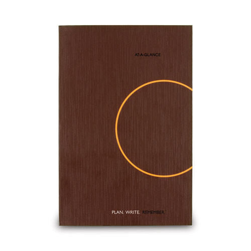 One-day-per-page Planning Notebook, 9 X 6, Dark Brown/orange Cover, 12-month (jan To Dec): 2025 One-day-per-page Planning Notebook, 9 X 6, Dark Brown/orange Cover, 12-month (jan To Dec): 2025