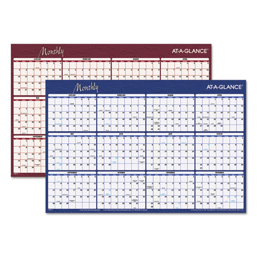 Reversible Horizontal Erasable Wall Planner, 48 X 32, Assorted Sheet Colors, 12-month (jan To Dec): 2025 Reversible Horizontal Erasable Wall Planner, 48 X 32, Assorted Sheet Colors, 12-month (jan To Dec): 2025