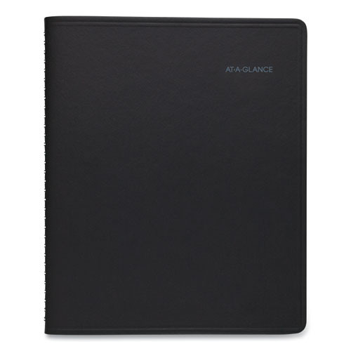 Quicknotes Weekly Block Format Appointment Book, 10 X 8, Black Cover, 12-month (jan To Dec): 2025 Quicknotes Weekly Block Format Appointment Book, 10 X 8, Black Cover, 12-month (jan To Dec): 2025