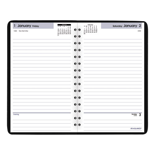 Dayminder Daily Appointment Book, 8 X 5, Black Cover, 12-month (jan To Dec): 2023 Dayminder Daily Appointment Book, 8 X 5, Black Cover, 12-month (jan To Dec): 2023