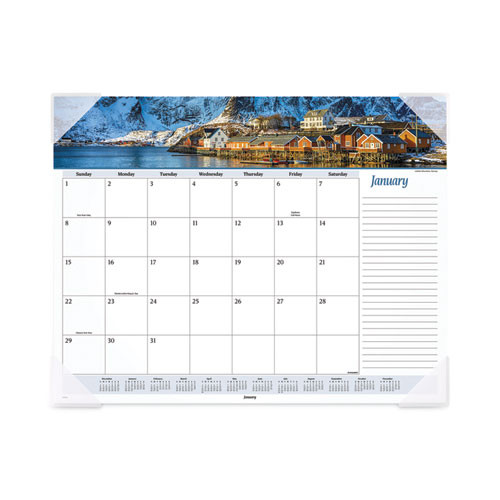 Seascape Panoramic Desk Pad, Seascape Panoramic Photography, 22 X 17, White Sheets, Clear Corners, 12-month (jan-dec): 2025 Seascape Panoramic Desk Pad, Seascape Panoramic Photography, 22 X 17, White Sheets, Clear Corners, 12-month (jan-dec): 2025