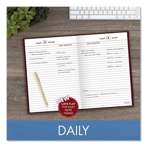 Standard Diary Daily Reminder Book, 2026 Edition, Medium/college Rule, Red Cover, (201) 8.25 X 5.75 Sheets Standard Diary Daily Reminder Book, 2026 Edition, Medium/college Rule, Red Cover, (201) 8.25 X 5.75 Sheets
