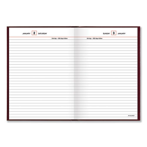 Standard Diary Daily Reminder Book, 2026 Edition, Medium/college Rule, Red Cover, (201) 8.25 X 5.75 Sheets Standard Diary Daily Reminder Book, 2026 Edition, Medium/college Rule, Red Cover, (201) 8.25 X 5.75 Sheets