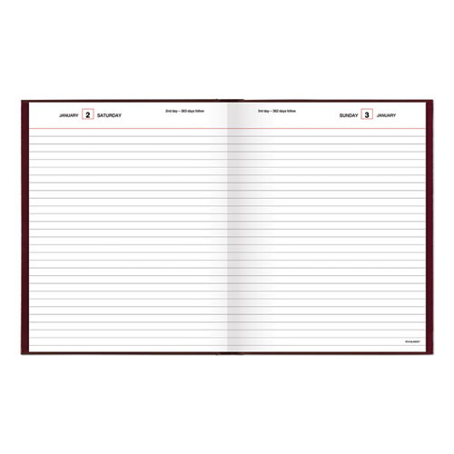 Standard Diary Daily Diary, 2025 Edition, Medium/college Rule, Red Cover, (200) 9.5 X 7.5 Sheets Standard Diary Daily Diary, 2025 Edition, Medium/college Rule, Red Cover, (200) 9.5 X 7.5 Sheets