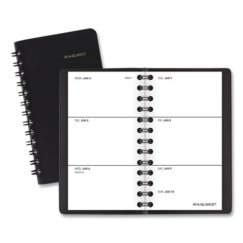 Weekly Planner, 4.5 X 2.5, Black Cover, 12-month (jan To Dec): 2025 Weekly Planner, 4.5 X 2.5, Black Cover, 12-month (jan To Dec): 2025