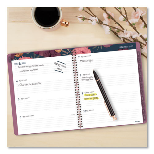 Dark Romance Weekly/monthly Planner, Floral Artwork, 11 X 8.5, Multicolor Cover, 13-month: Jan 2025 To Jan 2026 Dark Romance Weekly/monthly Planner, Floral Artwork, 11 X 8.5, Multicolor Cover, 13-month: Jan 2025 To Jan 2026