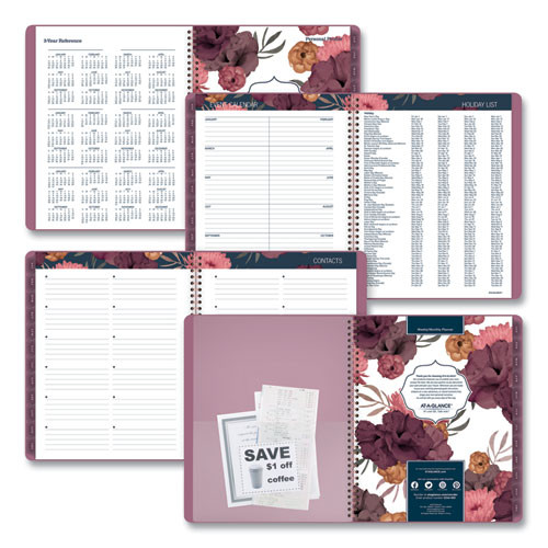 Dark Romance Weekly/monthly Planner, Floral Artwork, 11 X 8.5, Multicolor Cover, 13-month: Jan 2025 To Jan 2026 Dark Romance Weekly/monthly Planner, Floral Artwork, 11 X 8.5, Multicolor Cover, 13-month: Jan 2025 To Jan 2026