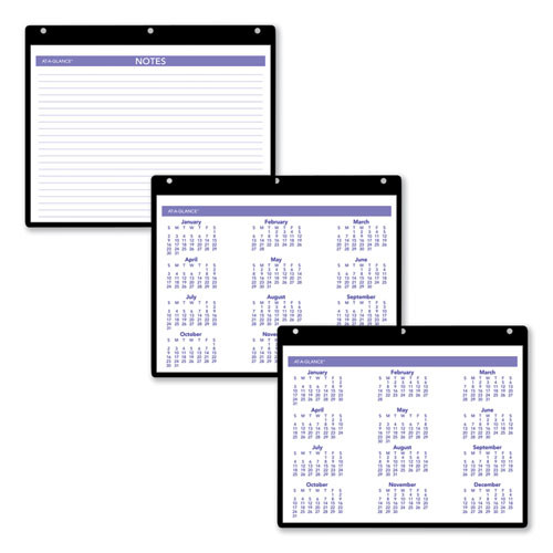 Monthly Desk/wall Calendar With Plastic Backboard And Bonus Pages, 11 X 8, White/violet/red Sheets, 12-month (jan-dec): 2025 Monthly Desk/wall Calendar With Plastic Backboard And Bonus Pages, 11 X 8, White/violet/red Sheets, 12-month (jan-dec): 2025