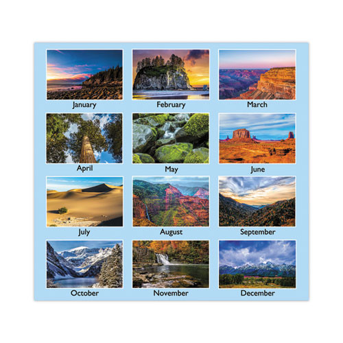 Scenic Monthly Wall Calendar, Landscape Photography, 15.5 X 22.75, White/multicolor Sheets, 12-month (jan-dec): 2026 Scenic Monthly Wall Calendar, Landscape Photography, 15.5 X 22.75, White/multicolor Sheets, 12-month (jan-dec): 2026